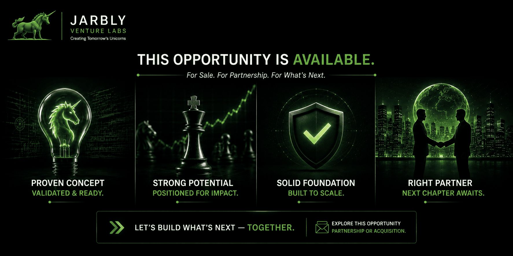 Jarbly Venture Labs - Vision, Strategy, Opportunity
